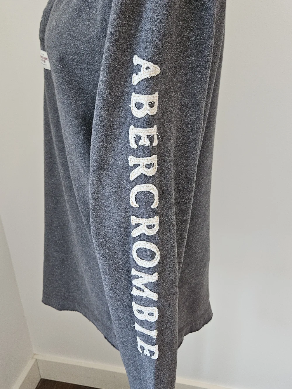 Abercrombie & Fitch Charcoal Henley Pullover - Picture 3 of 7